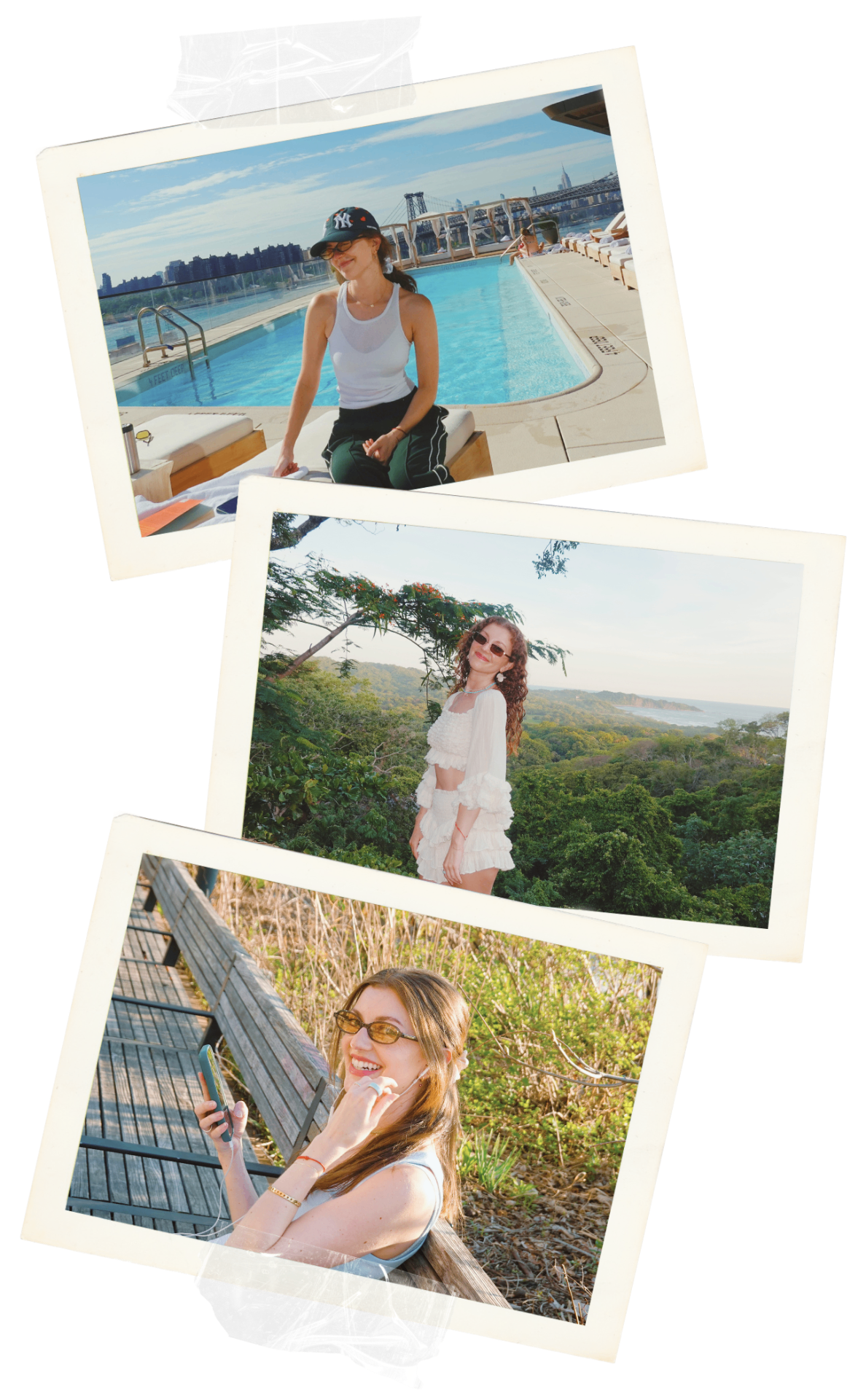 Collage of Jenna's lifestyle photos